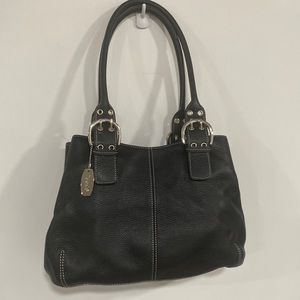 TIGNANELLO Black Leather Purse
